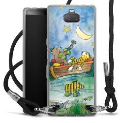 New Carry Case Transparent Stoff schwarz/silber