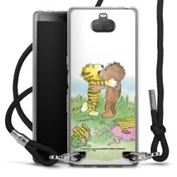 New Carry Case Transparent Stoff schwarz/silber