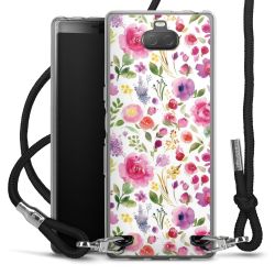 New Carry Case Transparent Stoff schwarz/silber