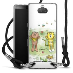 New Carry Case Transparent Stoff schwarz/silber