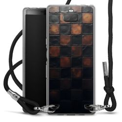 New Carry Case Transparent Stoff schwarz/silber