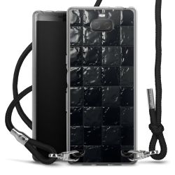 New Carry Case Transparent Stoff schwarz/silber