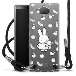 New Carry Case Transparent Stoff schwarz/silber