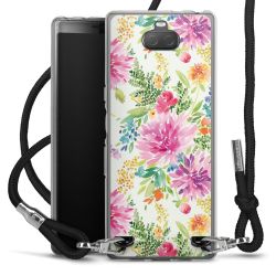 New Carry Case Transparent Stoff schwarz/silber