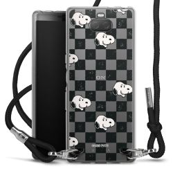 New Carry Case Transparent Stoff schwarz/silber