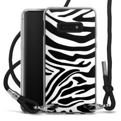 Carry Case Transparent Fabric black/silver