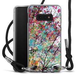 Carry Case Transparent Fabric black/silver