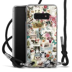 Carry Case Transparent Fabric black/silver