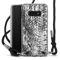 Carry Case Transparent Fabric black/silver