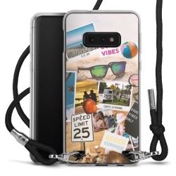 Carry Case Transparent Fabric black/silver