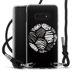 Carry Case Transparent Fabric black/silver