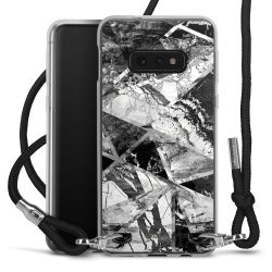 Carry Case Transparent Fabric black/silver