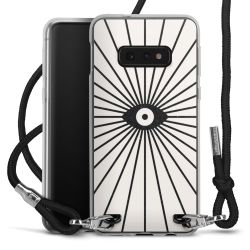 Carry Case Transparent Fabric black/silver