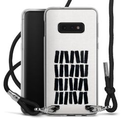 Carry Case Transparent Fabric black/silver