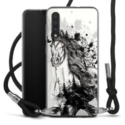 Carry Case Transparent Fabric black/silver