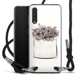 Carry Case Transparent Fabric black/silver