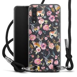 Carry Case Transparent Fabric black/silver