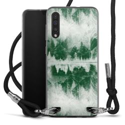 Carry Case Transparent Fabric black/silver