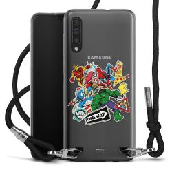 New Carry Case Transparent Stoff schwarz/silber