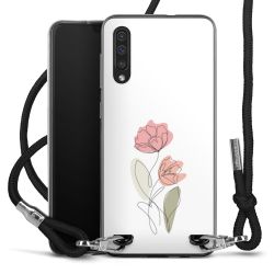 New Carry Case Transparent Stoff schwarz/silber