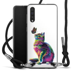 New Carry Case Transparent Stoff schwarz/silber