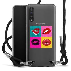 New Carry Case Transparent Stoff schwarz/silber