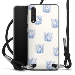 New Carry Case Transparent Stoff schwarz/silber