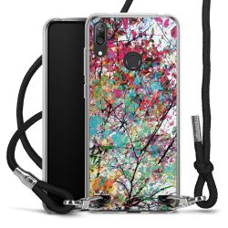 Carry Case Transparent Fabric black/silver