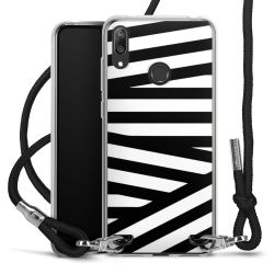 Carry Case Transparent Fabric black/silver