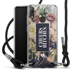 Carry Case Transparent Fabric black/silver