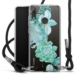 Carry Case Transparent Fabric black/silver