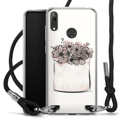 Carry Case Transparent Fabric black/silver