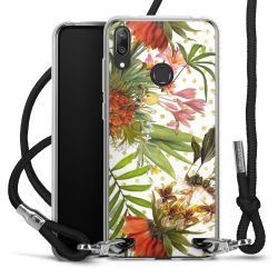 Carry Case Transparent Fabric black/silver