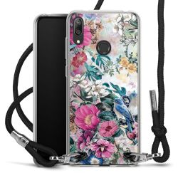 Carry Case Transparent Fabric black/silver