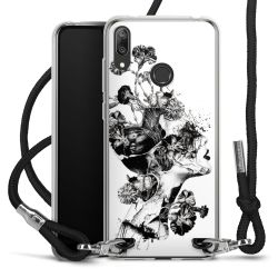 Carry Case Transparent Fabric black/silver