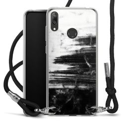 Carry Case Transparent Fabric black/silver