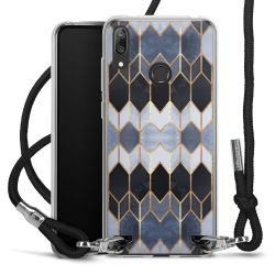 Carry Case Transparent Fabric black/silver