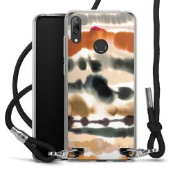 Carry Case Transparent Fabric black/silver