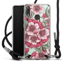 Carry Case Transparent Fabric black/silver