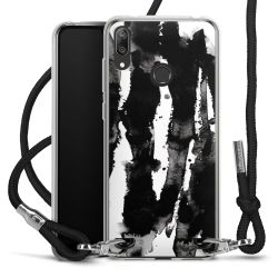 Carry Case Transparent Fabric black/silver