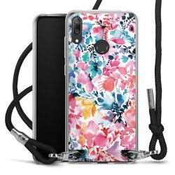 Carry Case Transparent Fabric black/silver