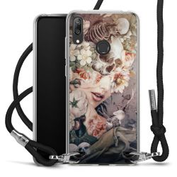 Carry Case Transparent Fabric black/silver