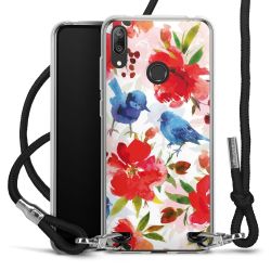 Carry Case Transparent Fabric black/silver