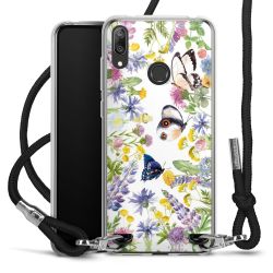 Carry Case Transparent Fabric black/silver