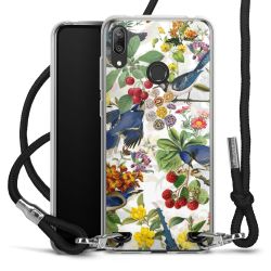 Carry Case Transparent Fabric black/silver