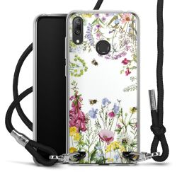 Carry Case Transparent Fabric black/silver