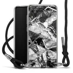 Carry Case Transparent Fabric black/silver