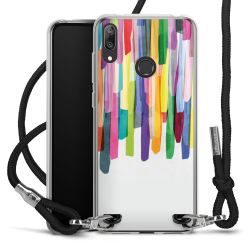 Carry Case Transparent Fabric black/silver