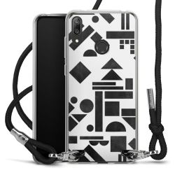 Carry Case Transparent Fabric black/silver