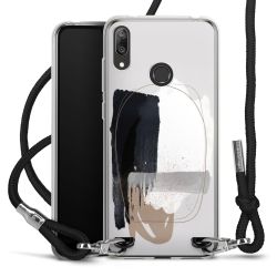 Carry Case Transparent Fabric black/silver